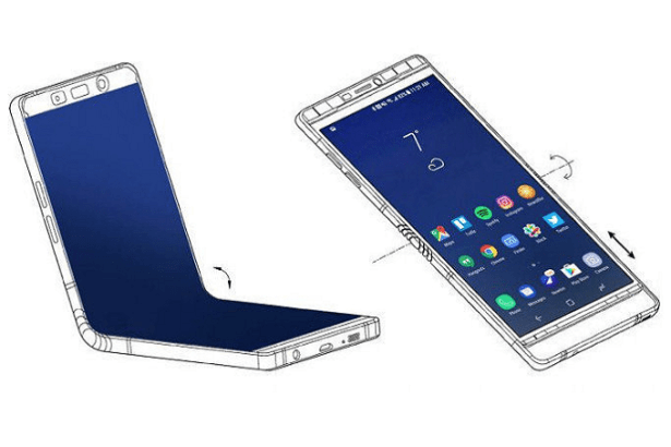 Samsungs-foldable-phone-Smartphonegreece