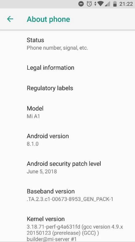 Xiaomi-Mi-A1-Android 8.1-Smartphonegreece