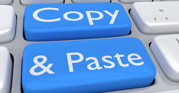 Copy And Paste Concept