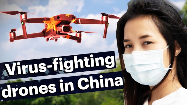 virus fighting drones China Smartphonegreece
