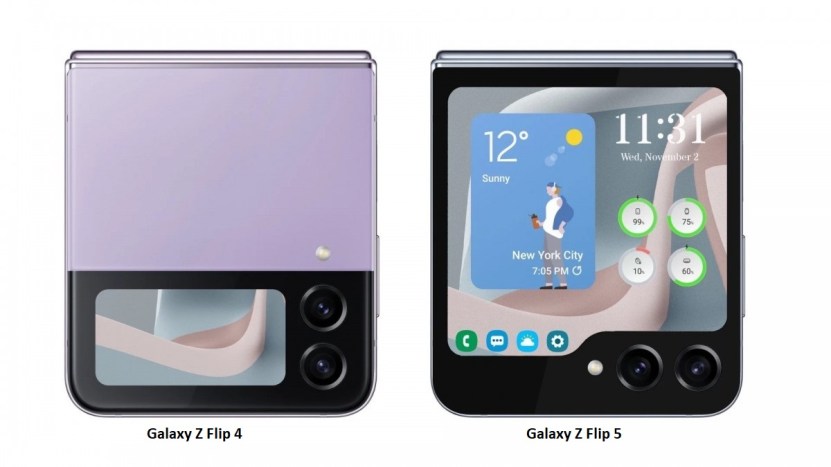 Galaxy -Z-Flip-4-vs-Flip-5-Smartphonegreece