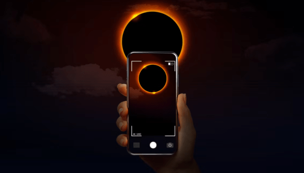 smartphone-picture-of-eclipse-Smartphonegreece